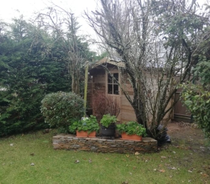 Abri de jardin en bois 2 pentes